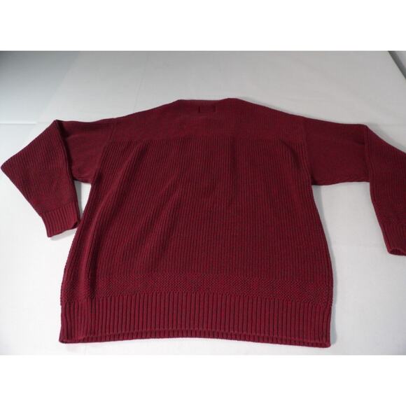 Red Head Mens Sweater XL Knit Heavy Red Cable Pullover Fishermen Grandpa - Picture 3 of 8